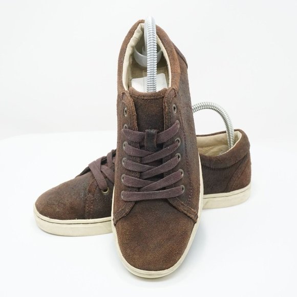 Ugg 1008487 Womens Tomi Sneakers Shoes Brown Nubuck Leather Lace Up 7.5 - Picture 8 of 11